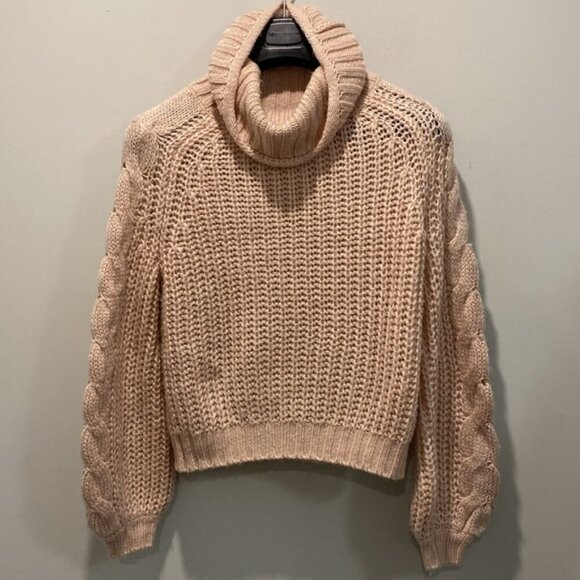 RW&CO Pink Sweater Balloon sleeves - Picture 7 of 15